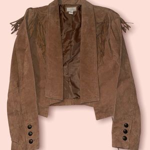 Forever 21 Faux Suede Tassle/Fringe Jacket ❤️‍🔥❤️‍🔥